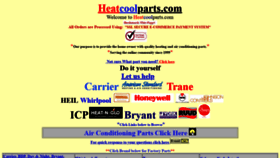 What Heatcoolparts.com website looked like in 2020 (3 years ago)