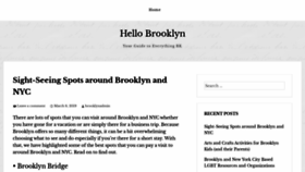 What Hellobrooklyn.com website looked like in 2020 (3 years ago)