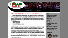 What Hollisfast5k.com website looked like in 2020 (3 years ago)