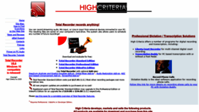What Highcriteria.com website looked like in 2020 (3 years ago)