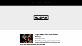 What Hl2spain.com website looked like in 2020 (3 years ago)