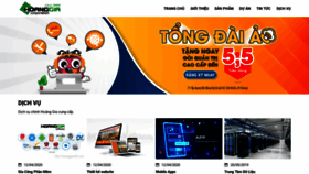 What Hoanggia.net website looked like in 2020 (3 years ago)