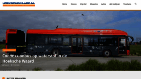What Hoekschewaard.nl website looked like in 2020 (5 years ago)