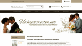 What Hochzeitswesten.net website looked like in 2020 (3 years ago)
