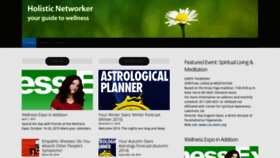 What Holisticnetworker.com website looked like in 2020 (3 years ago)