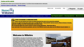 What Homes4wiltshire.co.uk website looked like in 2020 (3 years ago)