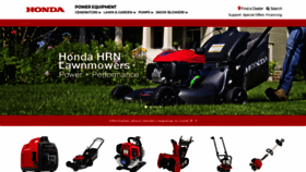 What Hondapowerequipment.com website looked like in 2020 (3 years ago)