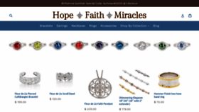 What Hopefaithmiracles.com website looked like in 2020 (3 years ago)