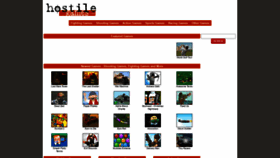 What Hostilegames.com website looked like in 2020 (3 years ago)