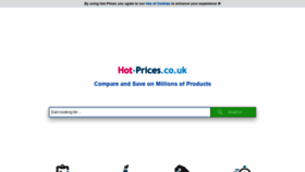 What Hot-prices.co.uk website looked like in 2020 (3 years ago)