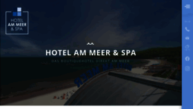 What Hotel-am-meer.de website looked like in 2020 (3 years ago)