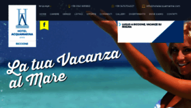 What Hotelacquamarina.com website looked like in 2020 (3 years ago)
