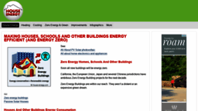 What House-energy.com website looked like in 2020 (3 years ago)