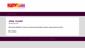 What Huaymimama.net website looked like in 2020 (3 years ago)