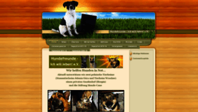 What Hundefreunde-ich-will-leben.de website looked like in 2020 (3 years ago)
