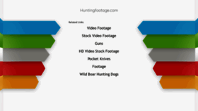 What Huntingfootage.com website looked like in 2020 (3 years ago)