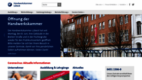 What Hwk-luebeck.de website looked like in 2020 (3 years ago)