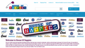 What Houseofnappies.com.au website looked like in 2020 (3 years ago)