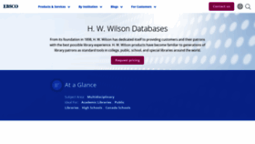 What Hwwilson.com website looked like in 2020 (3 years ago)