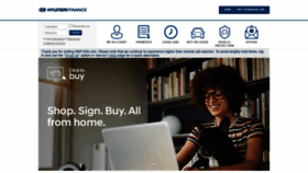 What Hyundaimotorfinance.com website looked like in 2020 (3 years ago)