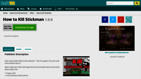 What How-to-kill-stickman.soft112.com website looked like in 2020 (3 years ago)