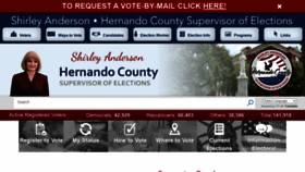 What Hernandovotes.com website looked like in 2020 (3 years ago)