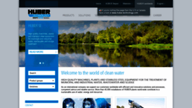 What Huber.de website looked like in 2020 (5 years ago)