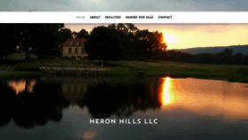What Heron-hills.com website looked like in 2020 (3 years ago)