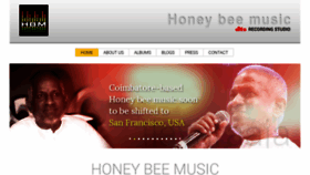 What Honeybeemusicstudio.com website looked like in 2020 (3 years ago)