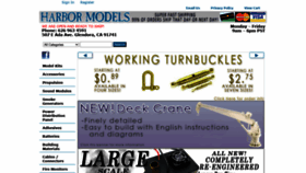 What Harbormodels.com website looked like in 2020 (3 years ago)