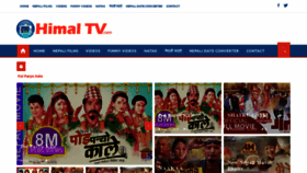 What Himaltv.com website looked like in 2020 (3 years ago)