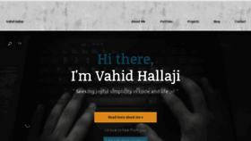 What Hallaji.com website looked like in 2020 (3 years ago)