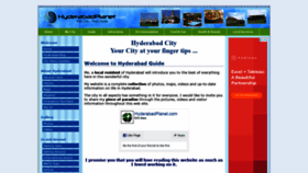 What Hyderabadplanet.com website looked like in 2020 (3 years ago)