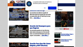 What Hechizo.net website looked like in 2020 (3 years ago)