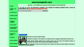 What Homejardin.com website looked like in 2020 (3 years ago)