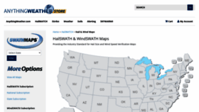 What Hailwatch.com website looked like in 2020 (3 years ago)