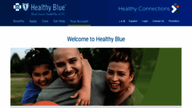 What Healthybluesc.com website looked like in 2020 (3 years ago)