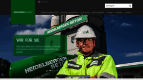 What Heidelbergcement.de website looked like in 2020 (3 years ago)