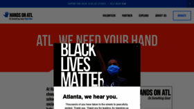 What Handsonatlanta.org website looked like in 2020 (3 years ago)
