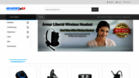 What Headset.ca website looked like in 2020 (3 years ago)