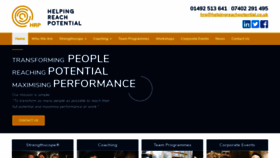 What Helpingreachpotential.co.uk website looked like in 2020 (3 years ago)