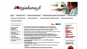 What Hoitajakutsu.fi website looked like in 2020 (3 years ago)