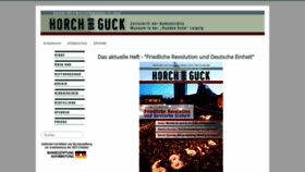 What Horch-und-guck.info website looked like in 2020 (3 years ago)