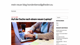 What Hondenbenodigdheden.eu website looked like in 2020 (5 years ago)