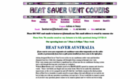 What Heatsaver.com.au website looked like in 2020 (3 years ago)