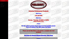 What Holeshot.com website looked like in 2020 (3 years ago)