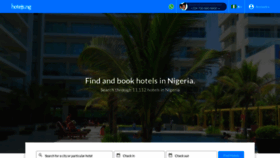 What Hotels.ng website looked like in 2020 (3 years ago)
