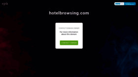 What Hotelbrowsing.com website looked like in 2020 (3 years ago)