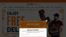 What Homestyleuae.com website looked like in 2020 (3 years ago)