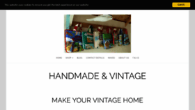 What Handmadeandvintage.co.uk website looked like in 2020 (3 years ago)